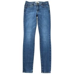 Fidelity Denim Belvedere Jeans Women 27 Mid Rise Ultra Slim Skinny Blue USA